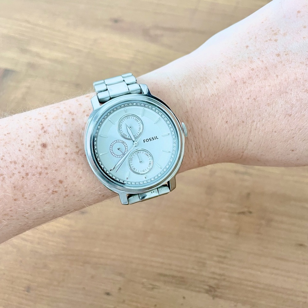 Fossil Stainless Steel Womens Fashion Watch